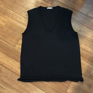 Rag & Bone Black Sustainable Top